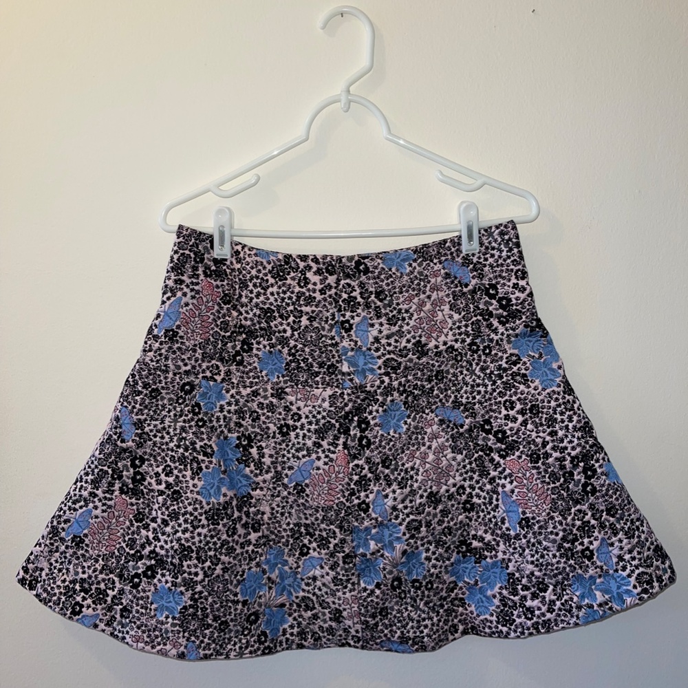 LOFT size 4 pastel patterned skirt.